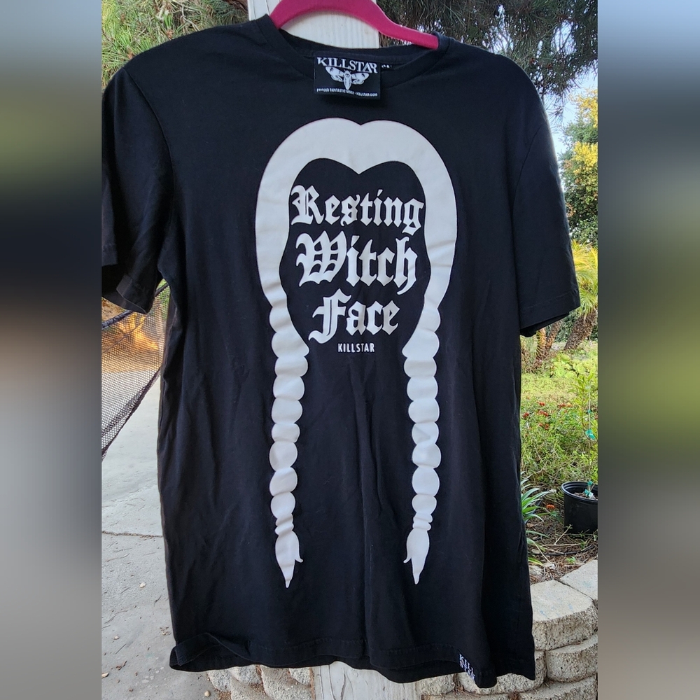 Resting Witch Face Wednesday Addams Killster Funny Meme Shirt